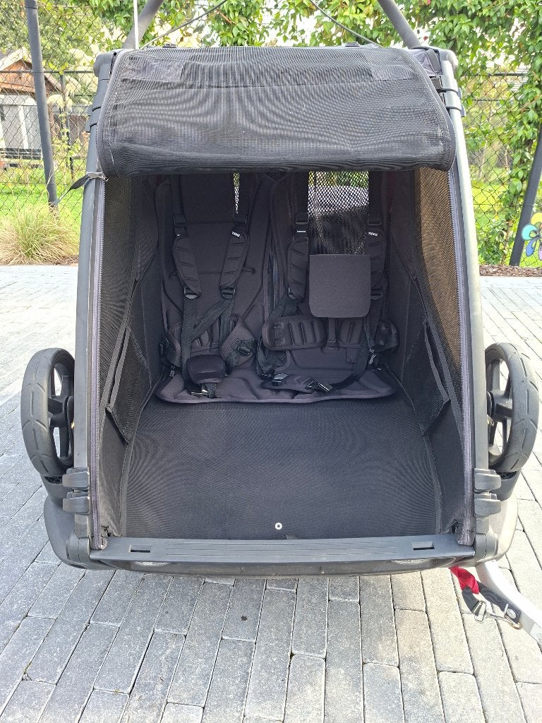 Thule  fietskar, Vélos & Vélomoteurs, 40 à 60 kg, Comme neuf, Enlèvement, Remorque pour enfant