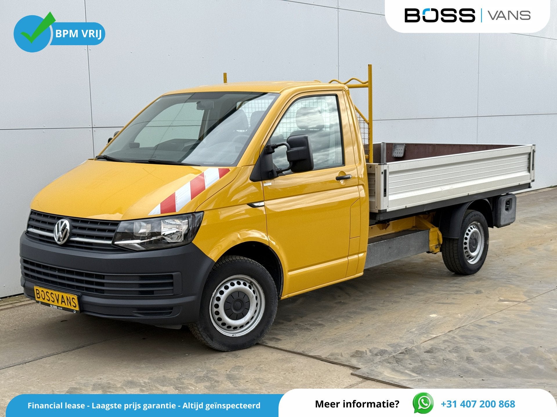 Volkswagen Transporter T6 150PK Open Laadbak Cruise Control, Cuir, Achat, 110 kW, Entreprise