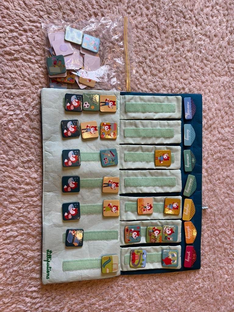 Lilliputiens weekplanner, Kinderen en Baby's, Ophalen, Zo goed als nieuw