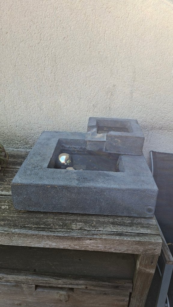 waterelement / fontein / watertafel / kan ook op kast staan, Ophalen, Gebruikt, Waterornament