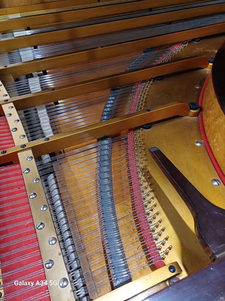 piano à queue de concert piano à queue (l. : 2m50), Musique & Instruments, Enlèvement, Utilisé, Brun, À queue