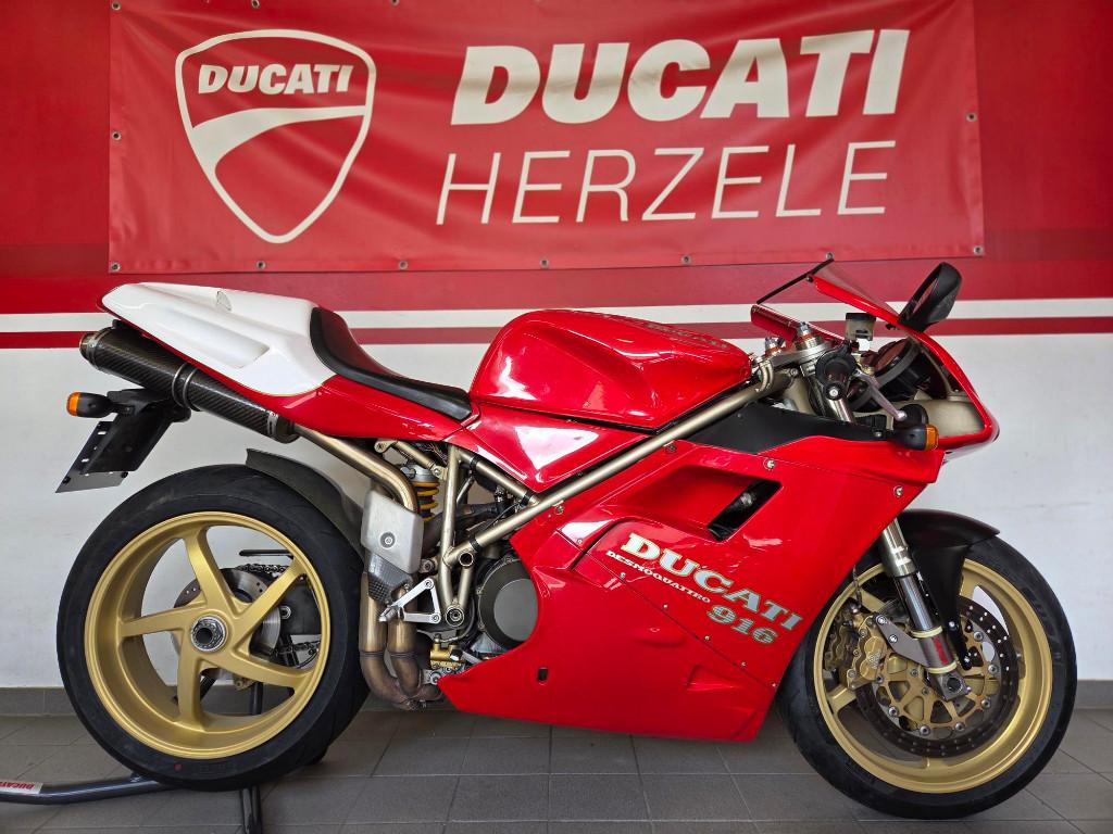 916 Monoposto, Motoren, Motoren | Ducati, Bedrijf, Super Sport, meer dan 35 kW, 2 cilinders, Motorrijbewijs A, Sportuitlaat, Handgeschakeld