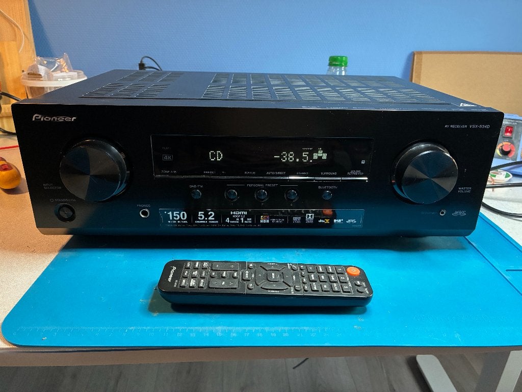 Pioneer VSX-534D reciever, Audio, Tv en Foto, Gebruikt, Ophalen of Verzenden, 60 tot 120 watt, Pioneer