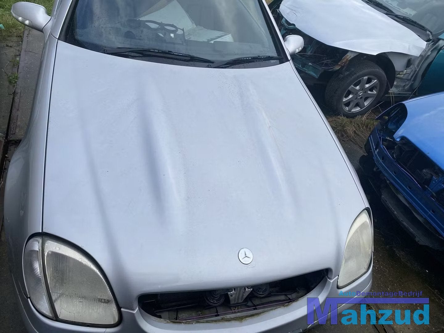 MERCEDES SLK R170 Zilver Grijs 744 Motorkap 1996-2004, Mercedes-Benz AG, Mercedes-Benz, Utilisé, Mercedesstrasse 120
70372  Stuttgart, DE