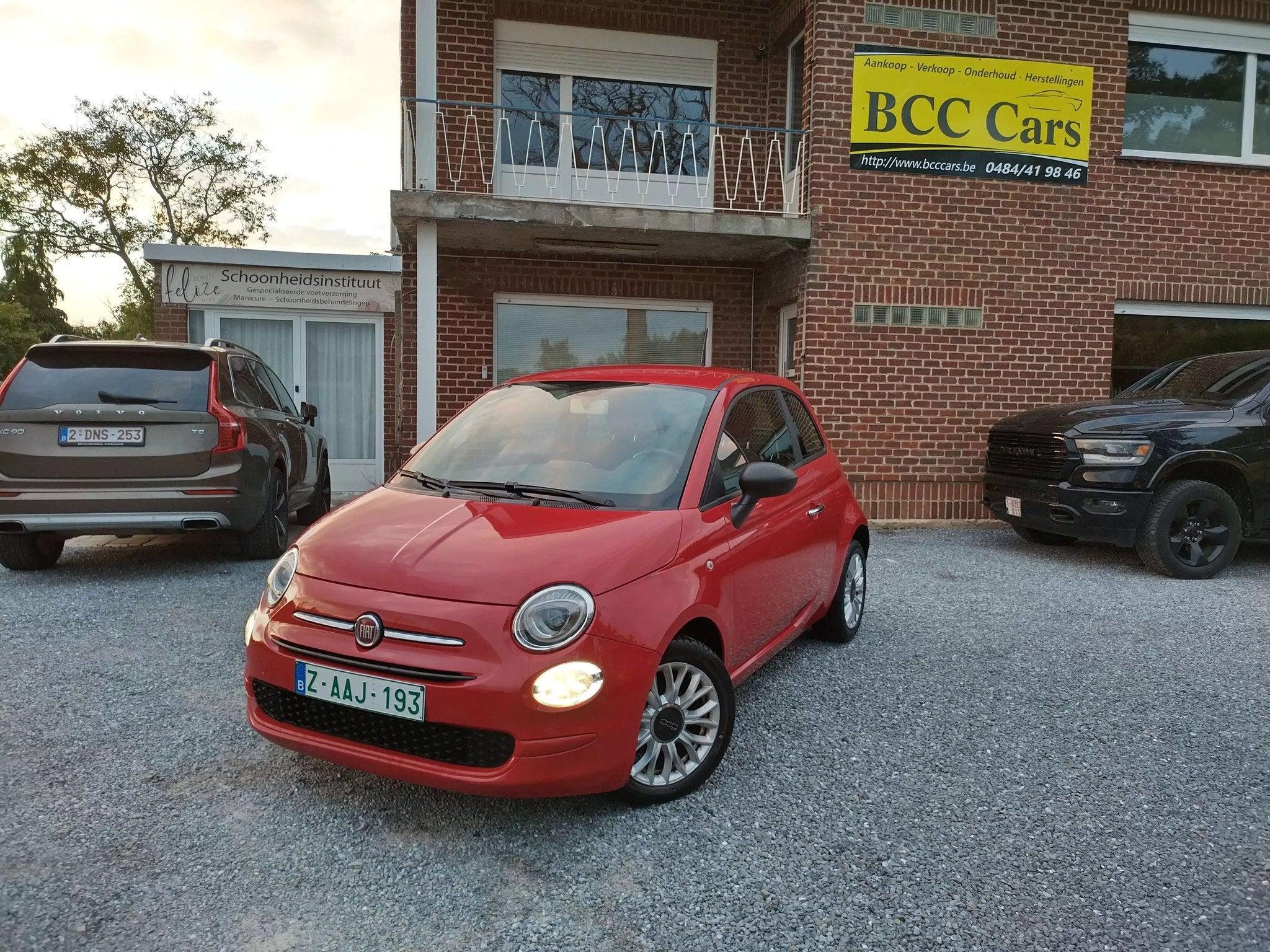 Fiat 500 0.9 T TwinAir Pop Star, Autos, Rouge, Euro 6, Boîte manuelle, Noir