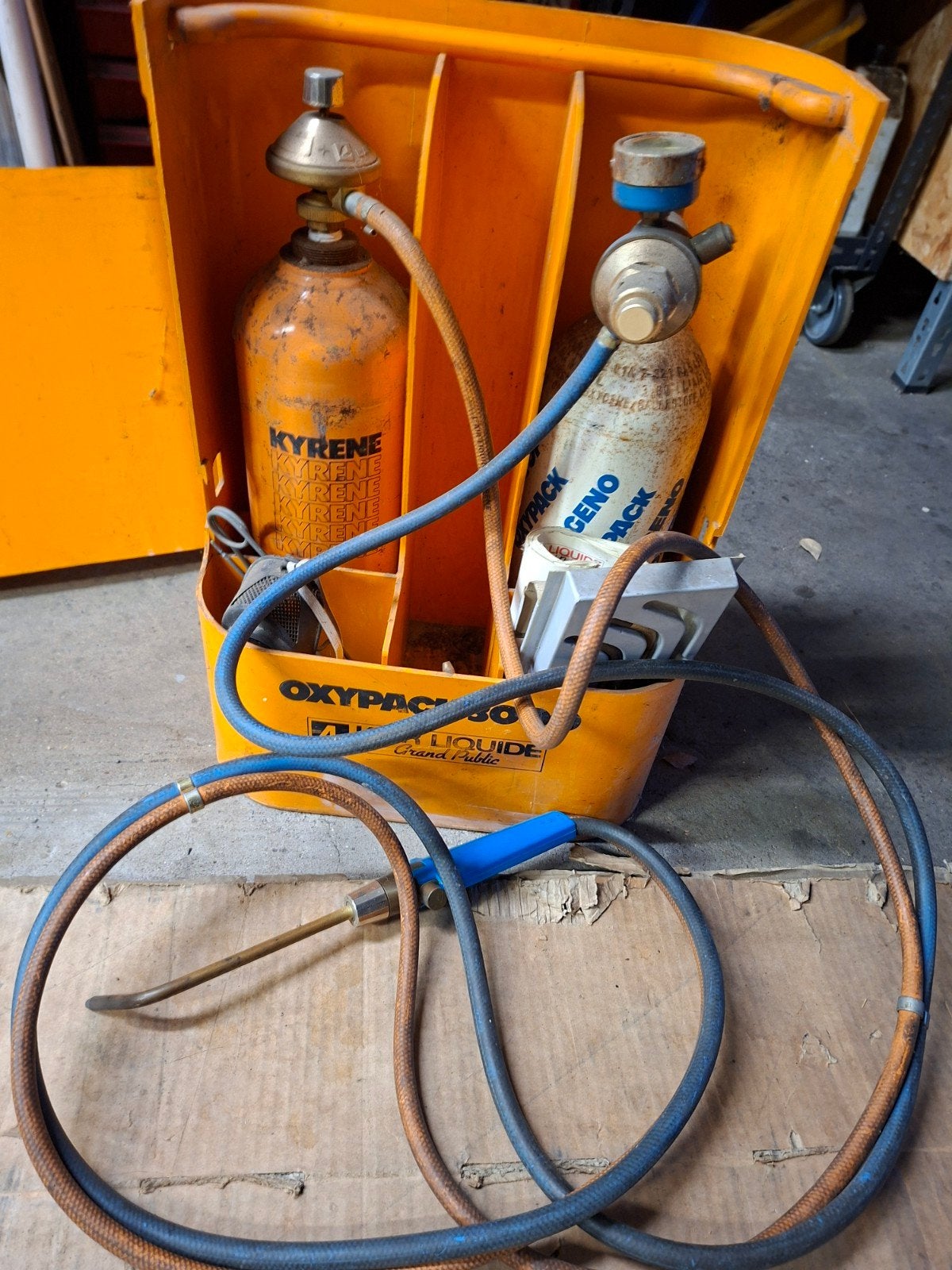 Air Liquide las set, Doe-het-zelf en Bouw, Gereedschap | Lasapparaten, Ophalen, Gebruikt