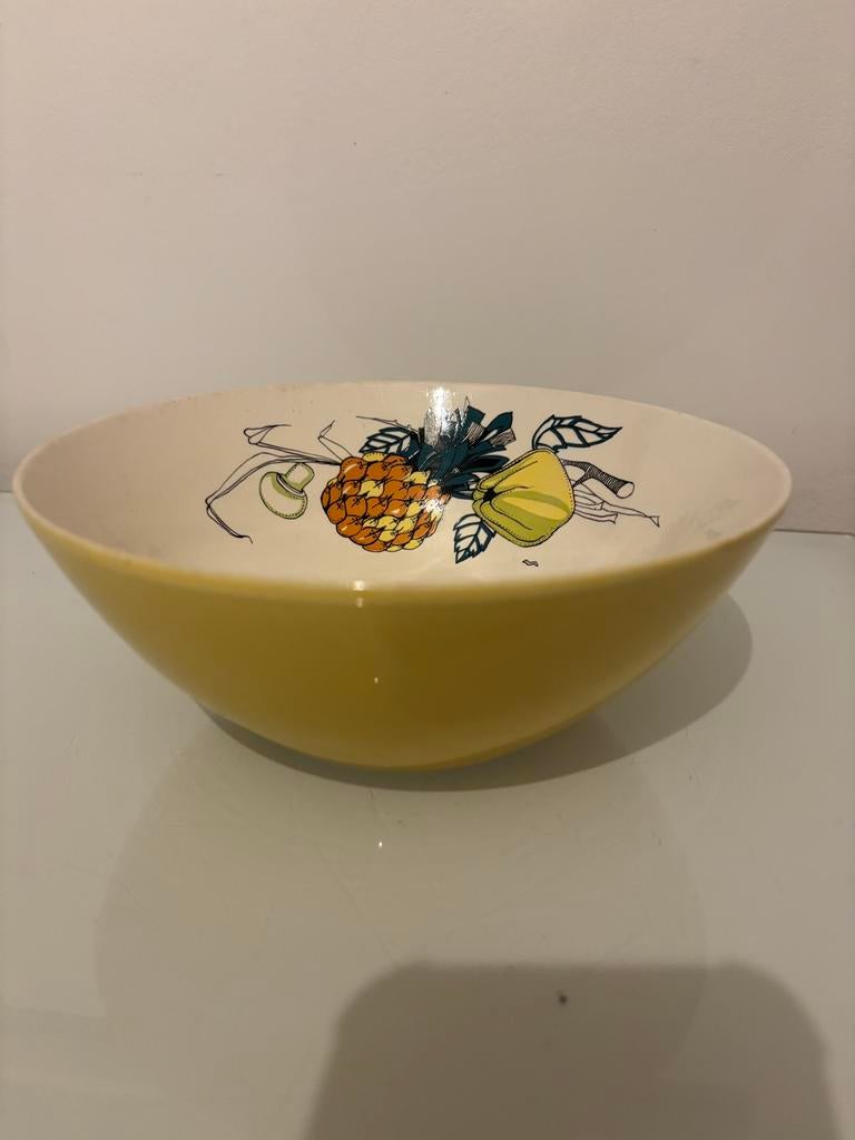 Villeroy & Boch vintage retro schaal geel, Antiek en Kunst, Ophalen of Verzenden