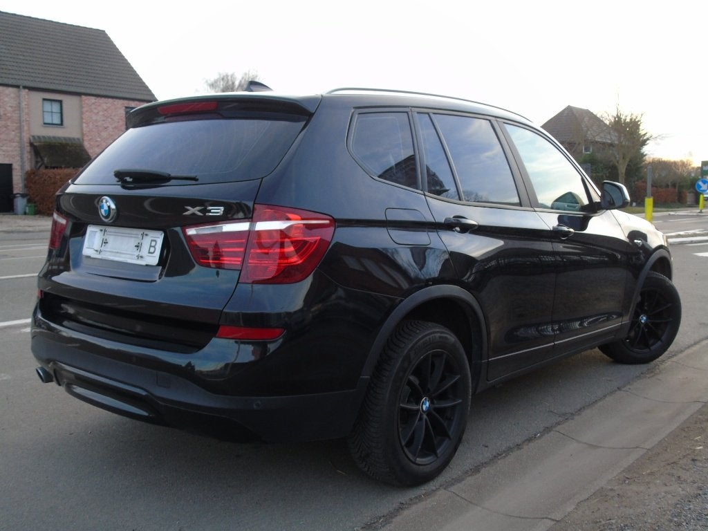 Bmw X3 2.0 d sDrive *2016 *Ohboekje *Navigatie *EURO 6b, Dealer onderhouden, 4 cilinders, Zwart, Leder
