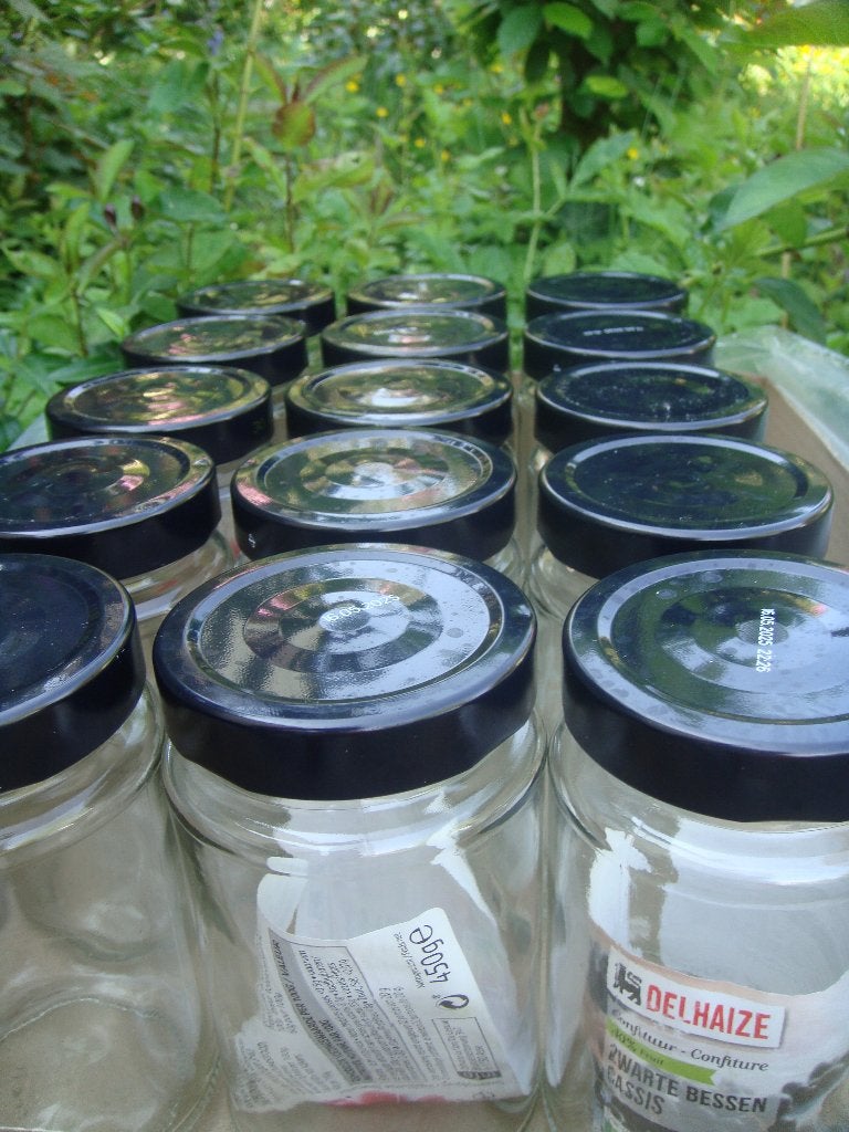 POTS DE CONFITURE DE RECUPERATION, Ophalen, Zwart
