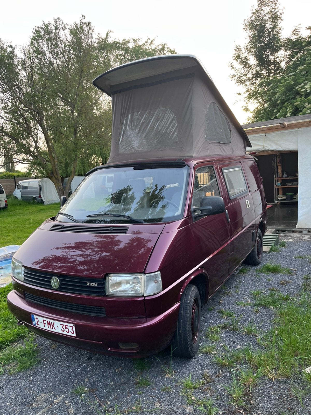 VW T4 Camper 2.5 TDI, Caravans en Kamperen, Mobilhomes, Buscamper of Camperbus, Volkswagen, Particulier, Standkachel