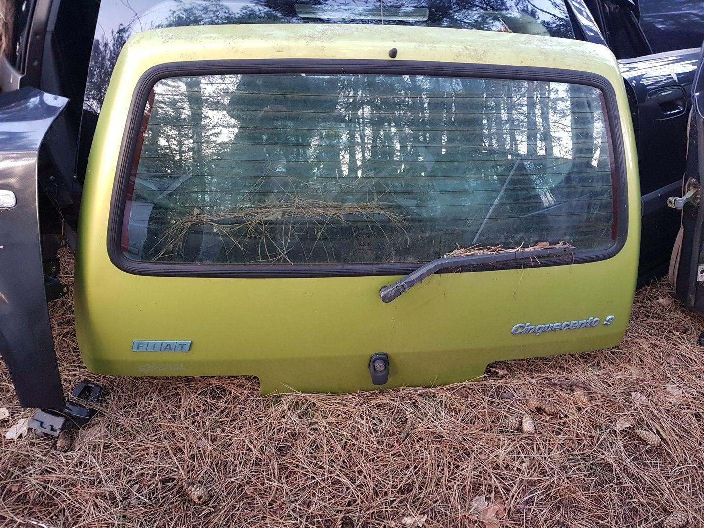 FIAT CINQUECENTO ACHTERKLEP BJ 93 TOT 98, Gebruikt, -, Ophalen of Verzenden, Achter