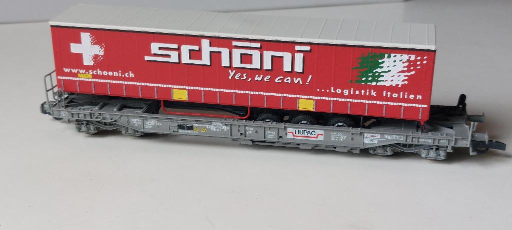 NMBS/NMBS ROCO WAGON POCHE+LICHT+AANHANGWAGEN*SCHONI*HO*DC, Gebruikt, Gelijkstroom, Verzenden, Wagon