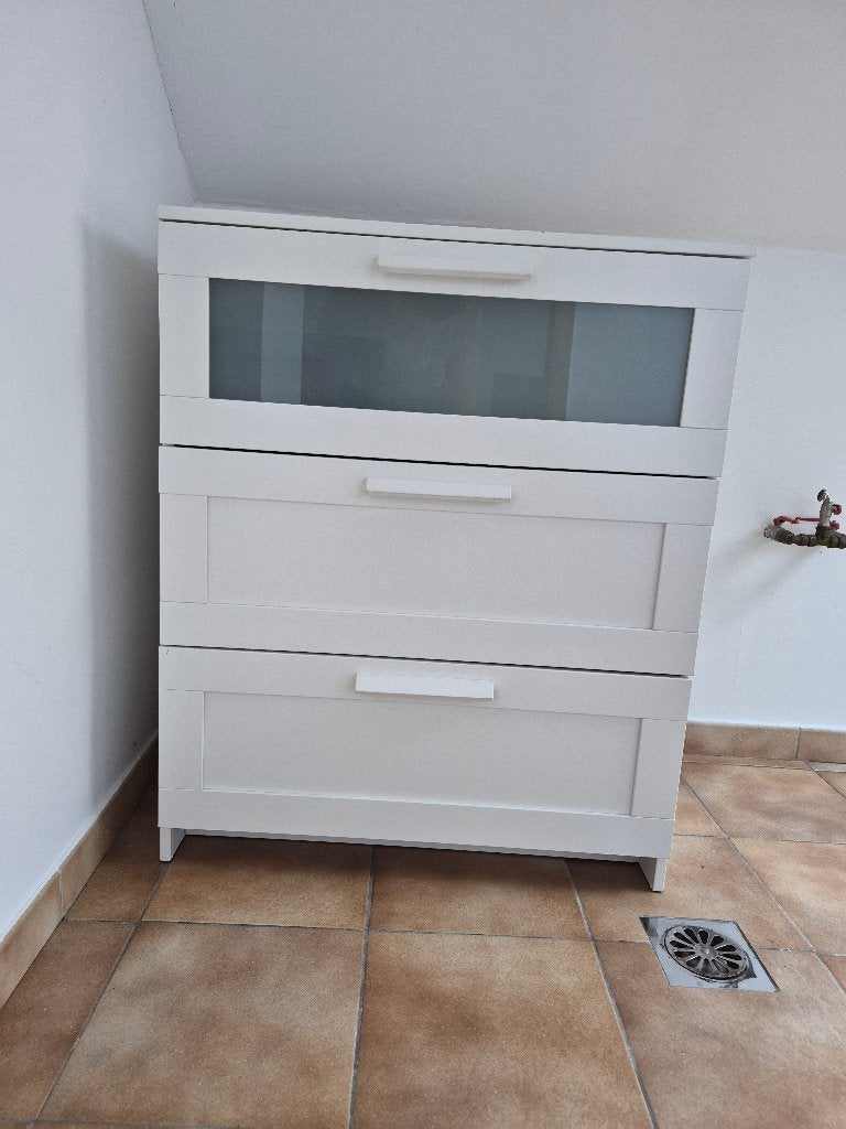 Commode 3 tiroirs ikea, Maison & Meubles, 3 ou 4 tiroirs, 25 à 50 cm, Enlèvement, Utilisé
