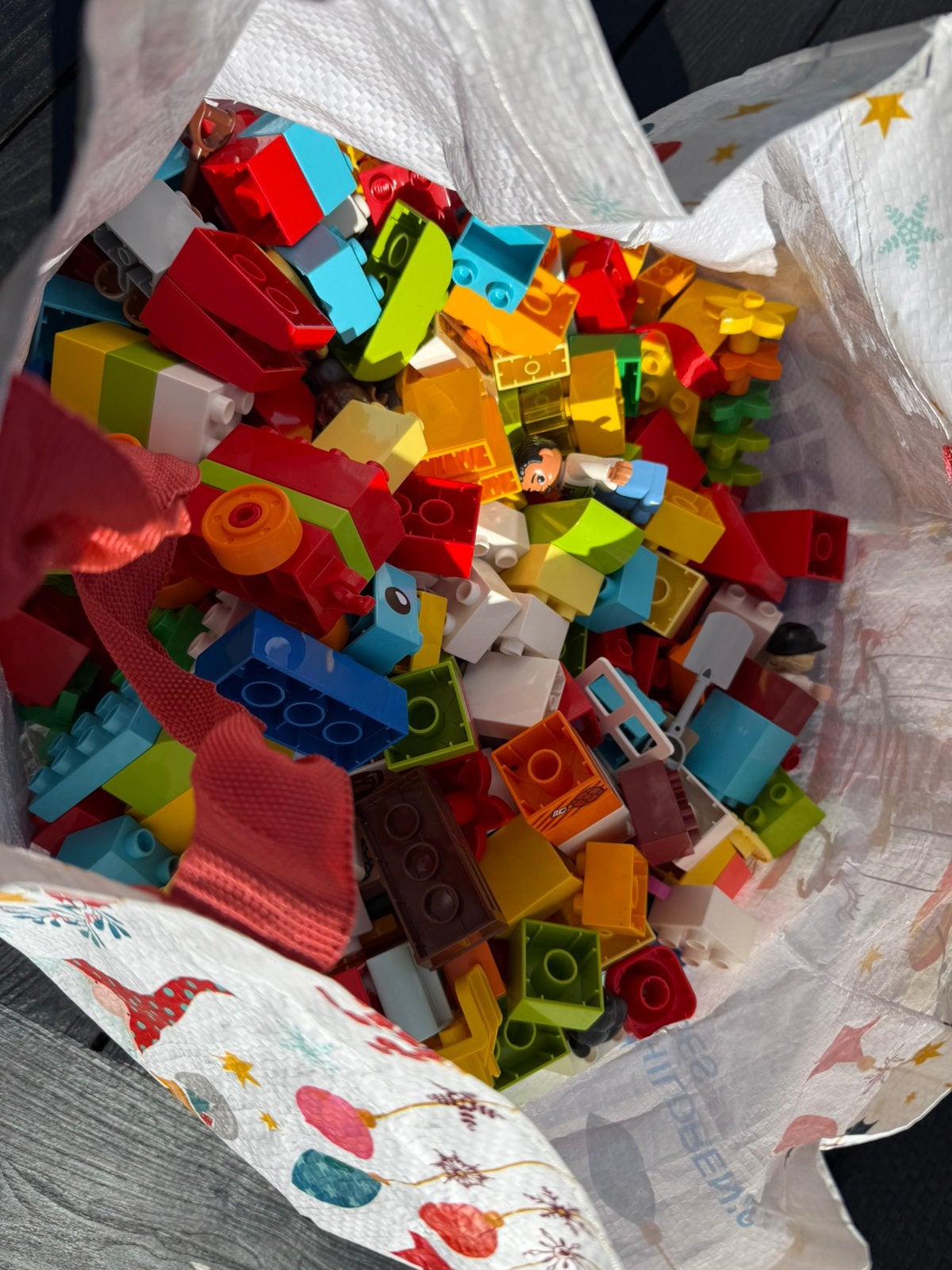 Duplo - grote zak duplo blokken, Ophalen, Zo goed als nieuw, Overige merken