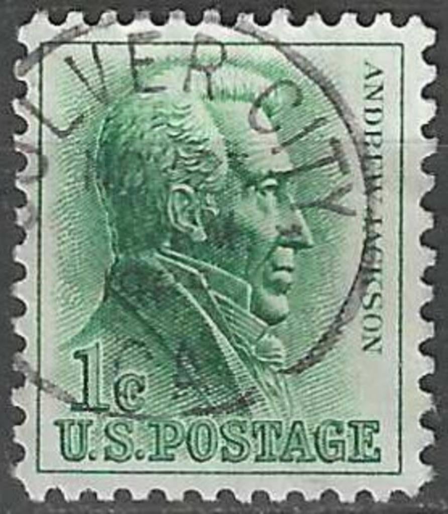 USA 1962/1963 - Yvert 740 - Andrew Jackson (ST), Verzenden, Gestempeld