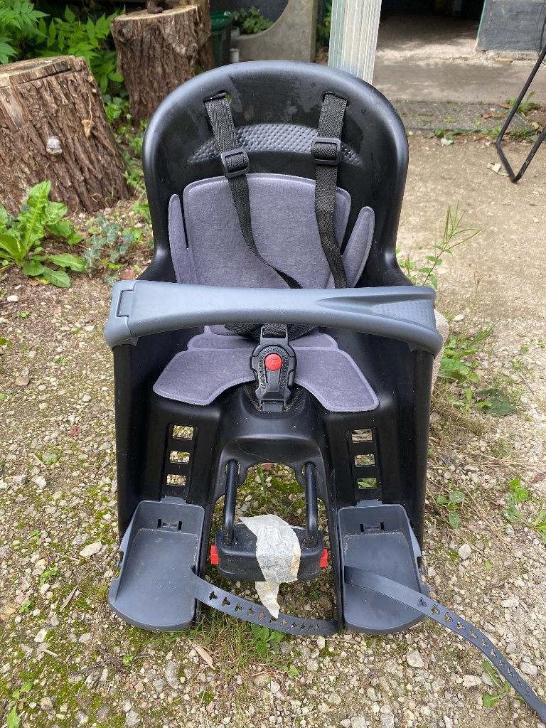 Kinderzitje voor aan stuur fiets, Siège avant, Repose-pieds, Comme neuf, Enlèvement