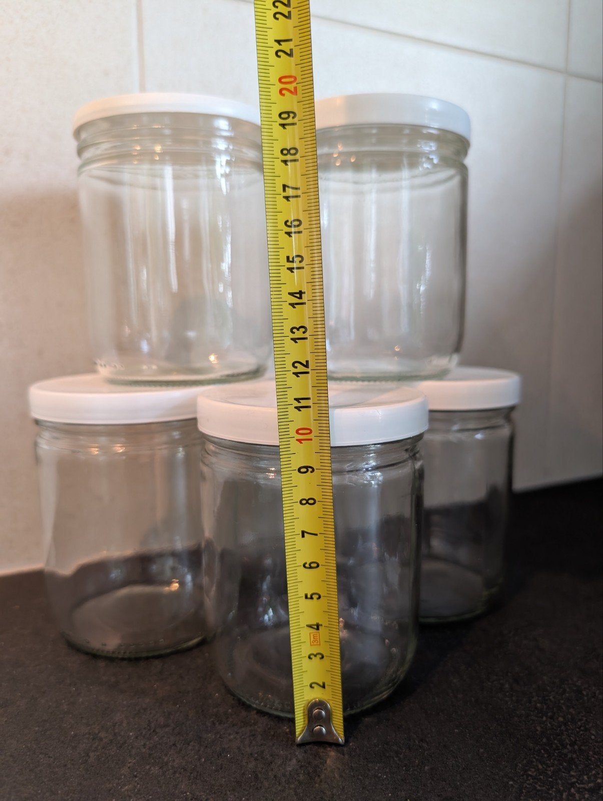 Bocaux en verre, Pot de stockage, Enlèvement ou Envoi, Comme neuf, Verre