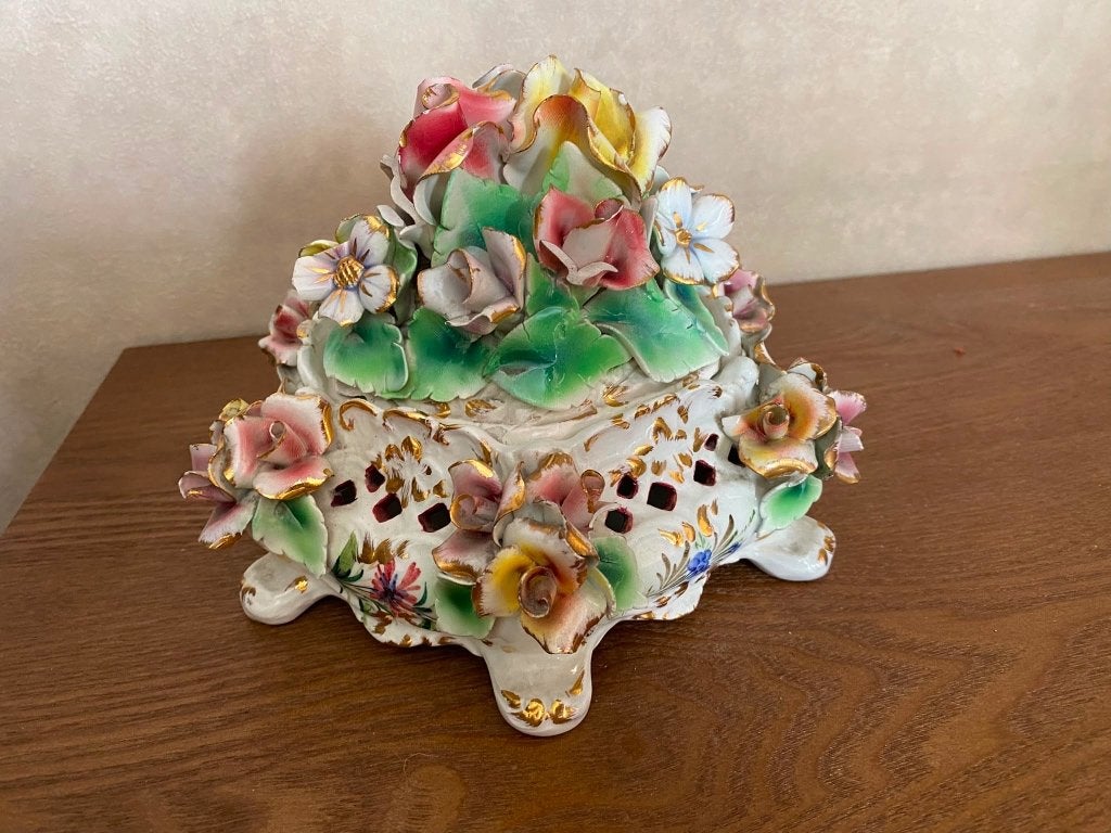 Mooie antieken pot met deksel, Antiek en Kunst, Ophalen of Verzenden