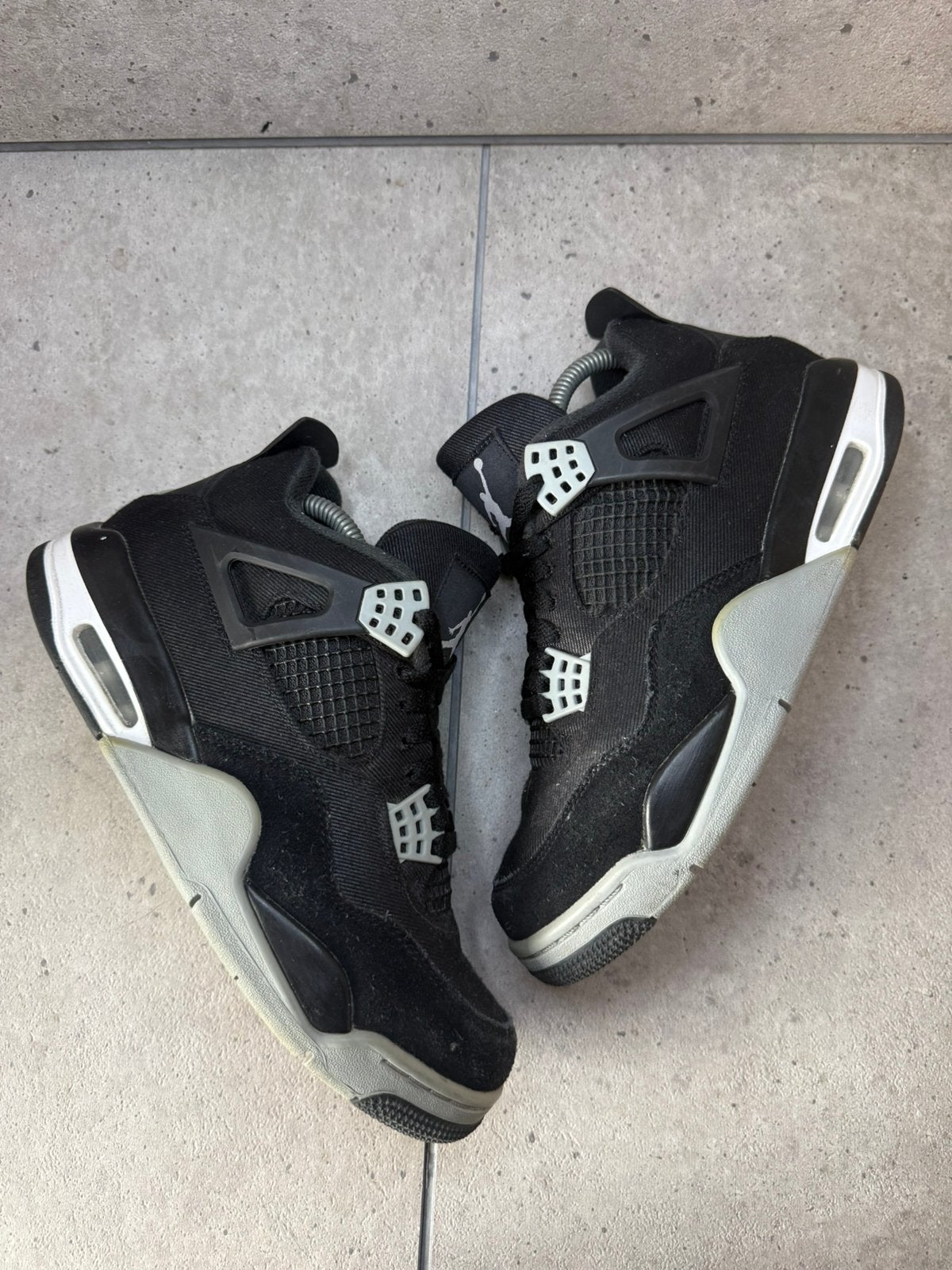 Toile noire Jordan 4 Retro SE 41, Enlèvement ou Envoi, Comme neuf, Baskets, Noir