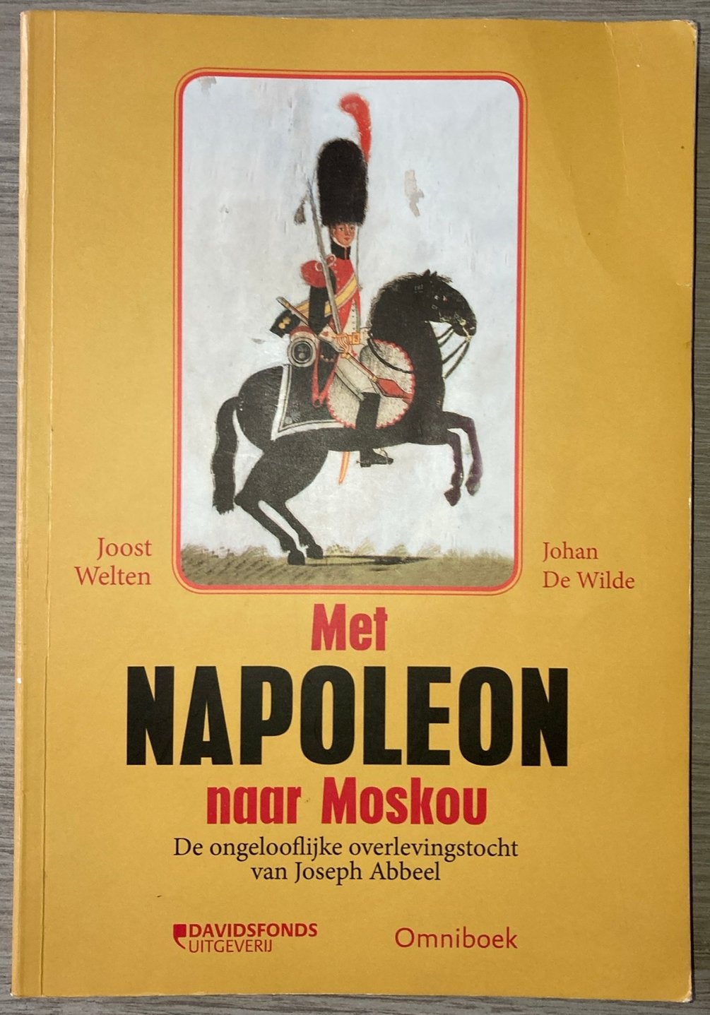 Joost Welten - Met Napoleon naar Moskou, Livres, Histoire nationale, Enlèvement ou Envoi, Joost Welten; Joseph Abbeel; Johan de Wilde