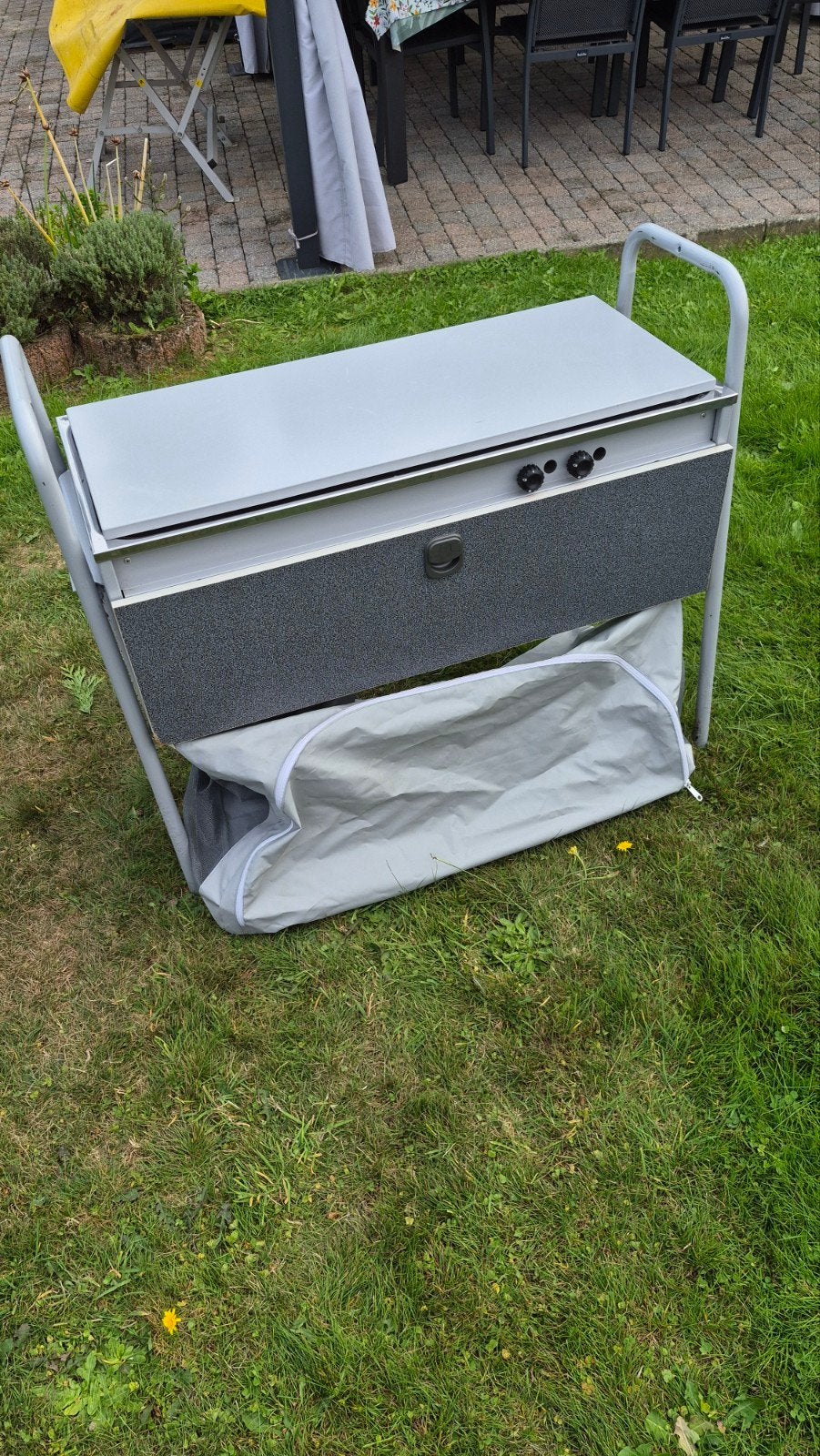 meuble de cuisine d'un ancien camping car, Caravanes & Camping, Enlèvement, Utilisé, Accessoire de mobilier de camping