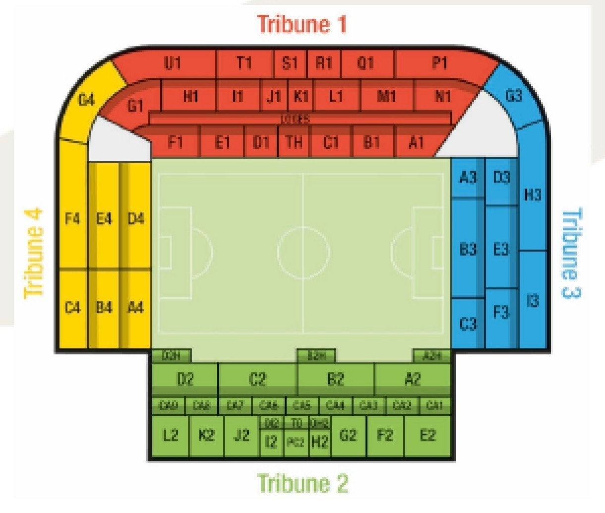 Ticket match Belgique-Turquie Tribune 2 block B2
