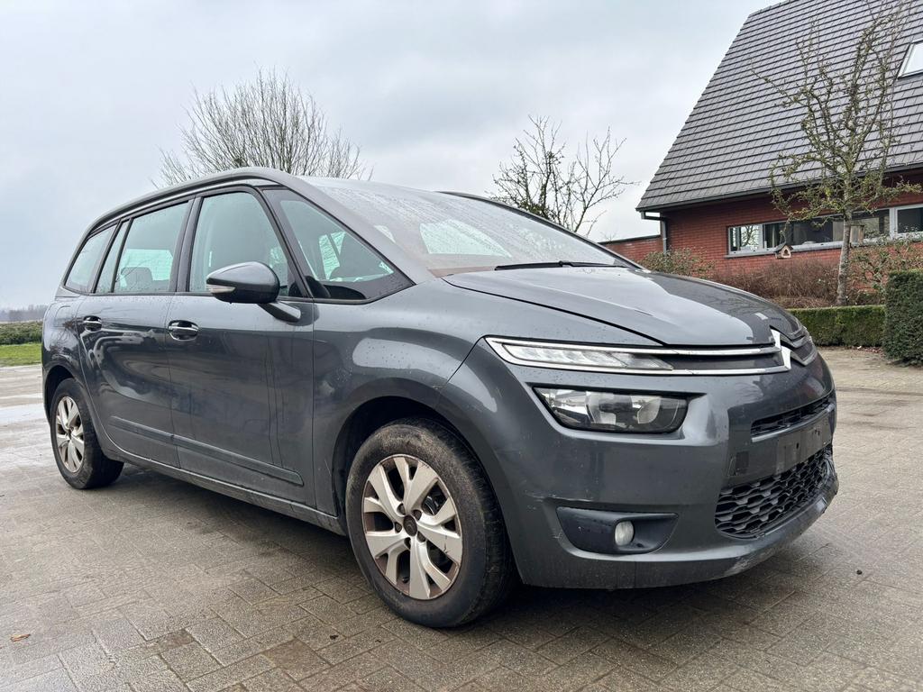 Citroën c4 picasso HANDELAAR/EXPORT/7zit/1.6HDI, Auto's, Voorwielaandrijving, Euro 5, Stof, Zwart