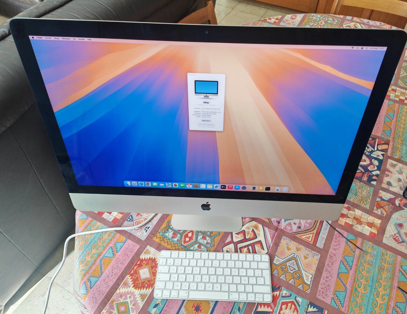 Apple iMac 5K 27 inch i7 4 GHz, 32gb RAM, 1TB SSD, Sequoia, Computers en Software, Apple Desktops, Ophalen, Gebruikt, 32 GB, SSD