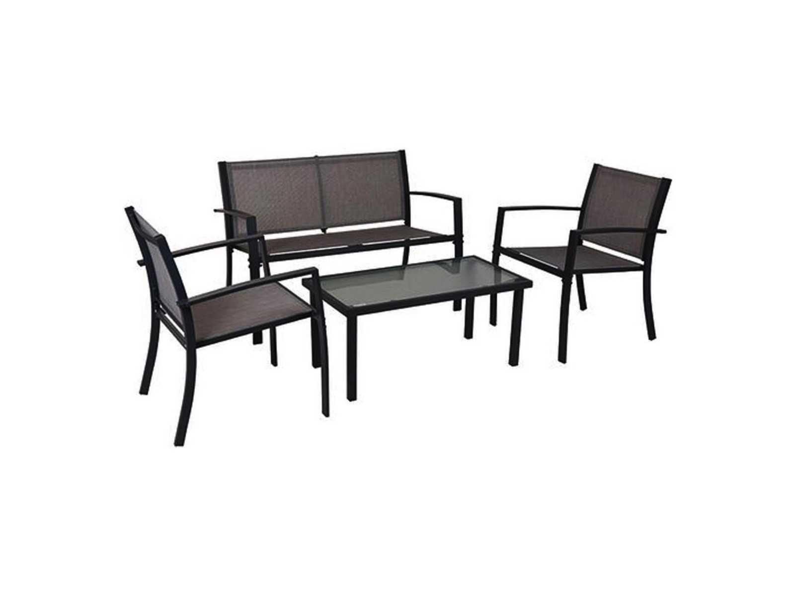 Tuinset voor 4, Ophalen, 4 zitplaatsen, Nieuw, Bank
