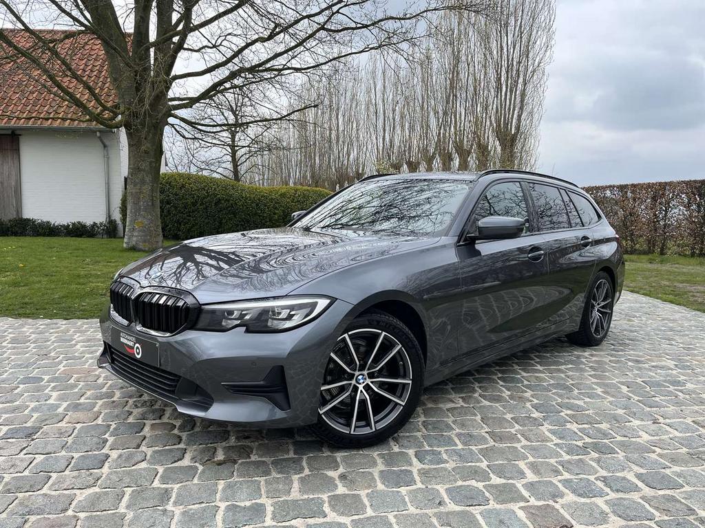 BMW 318 Touring dA MHEV/1eignr/Carplay/Navi/Cruise/Pdc/Led, Auto's, 1995 cc, Zwart, 4 cilinders, Bedrijf