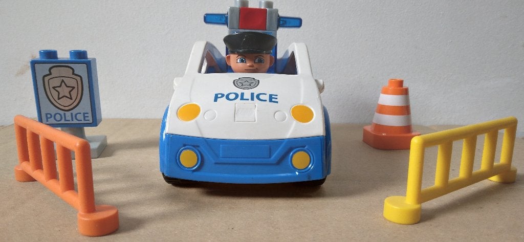 Police Patrol - Duplo #4963 (2006), Ophalen, Gebruikt, Compleet, Duplo