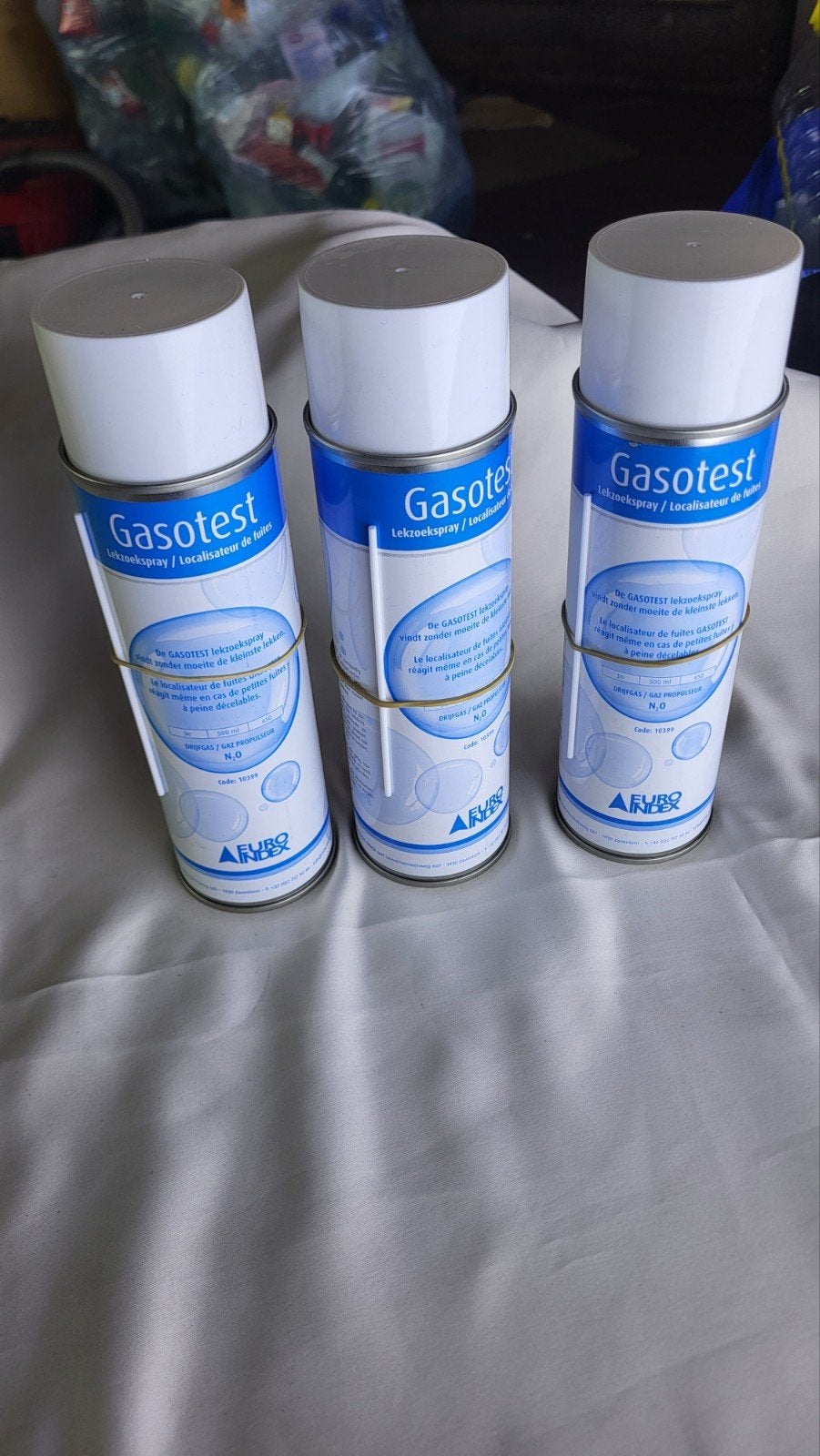 Lot de 3 sprays anti-fuites Euro-Index Gasotest (500 ml) - N, Enlèvement ou Envoi, Neuf