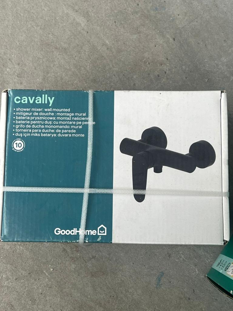 Mitigeur de douche GOODHOME Cavally NOIR NEUF, Enlèvement
