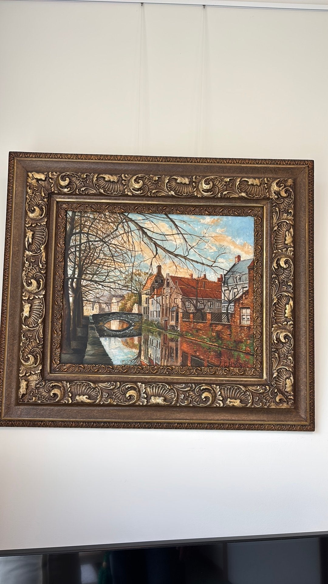 Schilderij, Antiek en Kunst, Kunst | Schilderijen | Klassiek, Ophalen, Doek