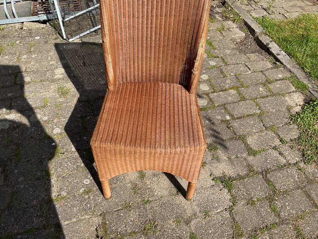 Rieten stoej, Ophalen, Gebruikt, Bruin, Riet of Rotan