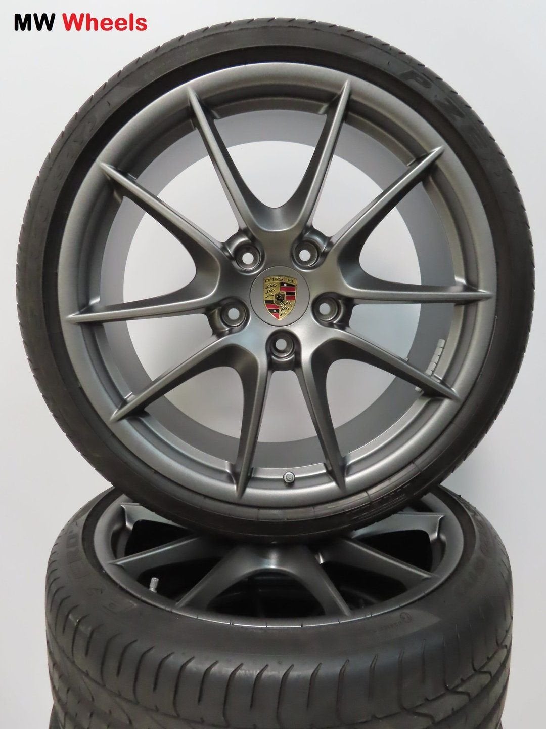 Porsche 20 inch velgen 911 991  2 en 2 S met zomerbanden, -, -, Banden en Velgen, Ophalen of Verzenden