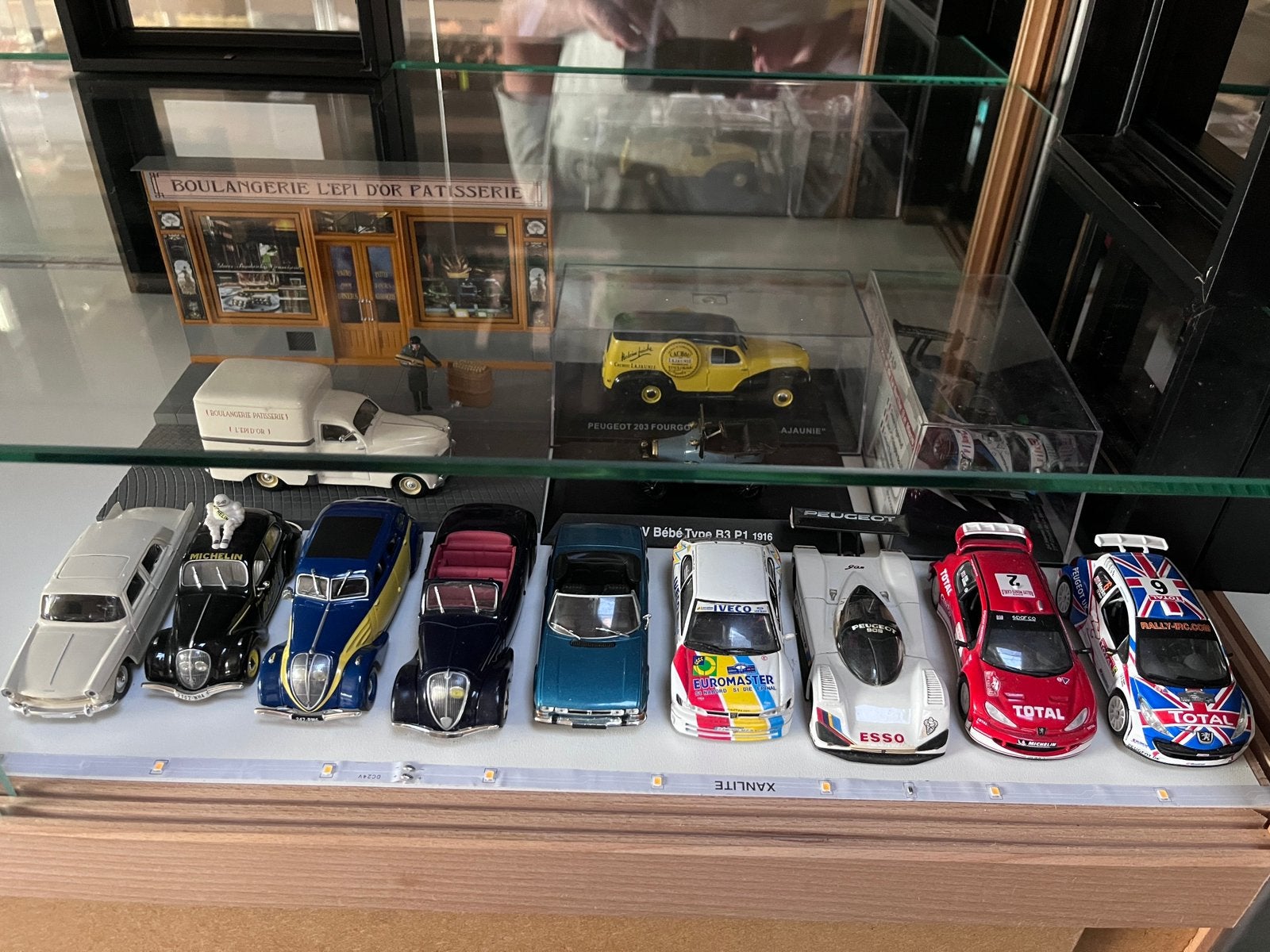 1/43 Lot de 13 Peugeot, Enlèvement, Utilisé, Voiture