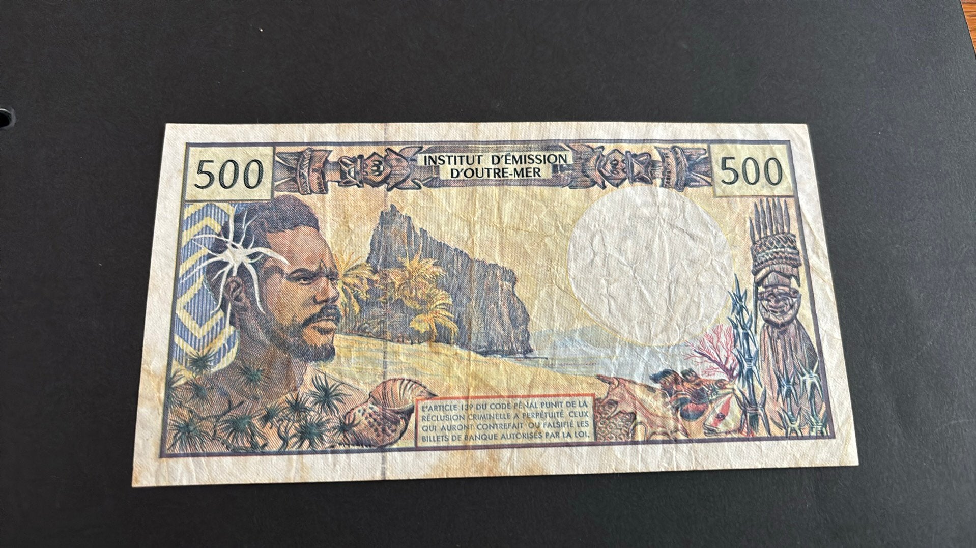 500 Francs France Outre-Mer C.008, Enlèvement ou Envoi, France