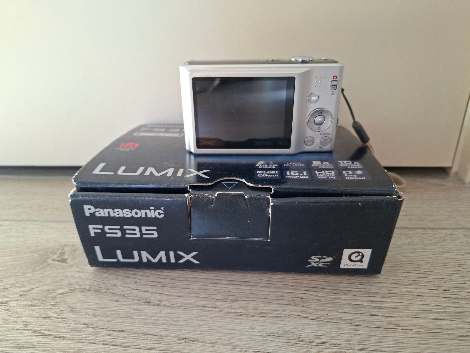 Digitale compactcamera Panasonic Lumix, Panasonic, Beeldstabilisatie, 16 megapixels, Accu