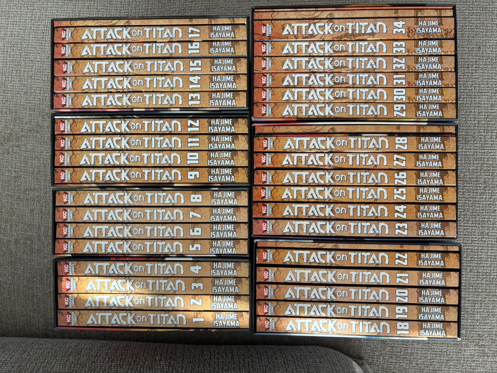 Attack on titan - complete collectie, Boeken, Ophalen of Verzenden, Zo goed als nieuw