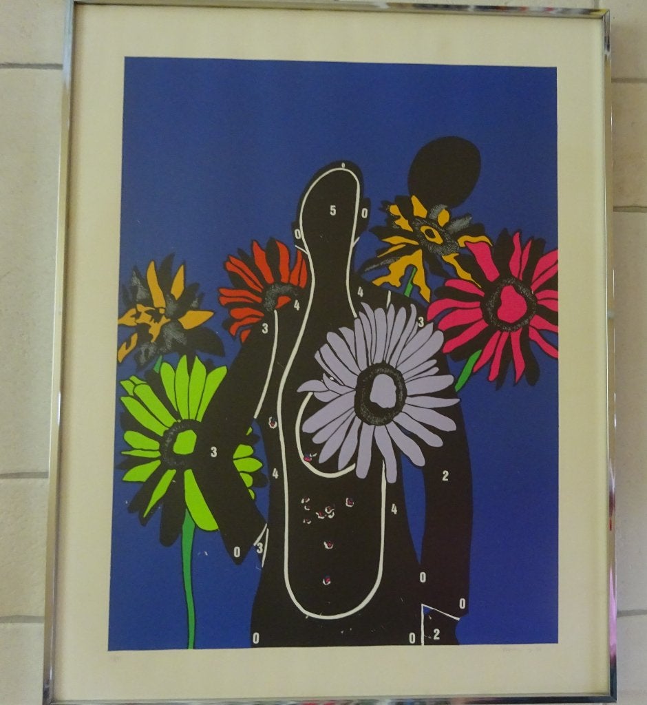 Paul Van Hoeydonck, litho, 27/99, figuur '76, 63 x 47 cm, Lithografie, Gelimiteerde oplage, Abstract, Ophalen