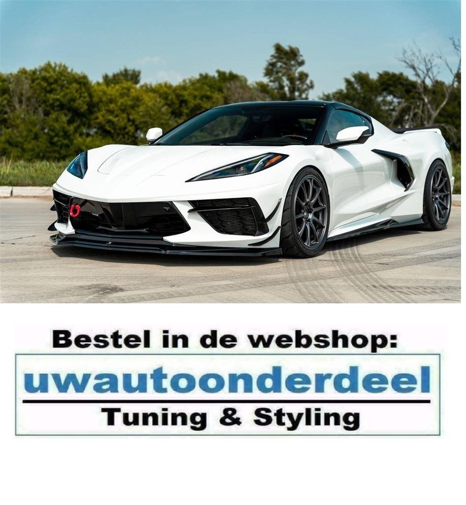 Maxton Design Chevrolet Corvette C8 Spoiler Splitter Lip, Envoi