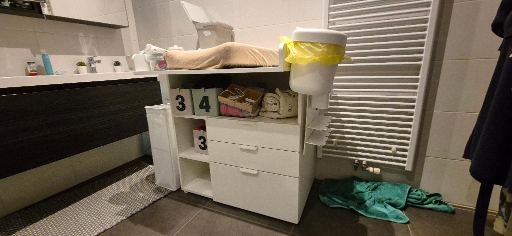 Verschoningstafel, Kinderen en Baby's, Ophalen, Gebruikt, Kast, 70 cm of meer