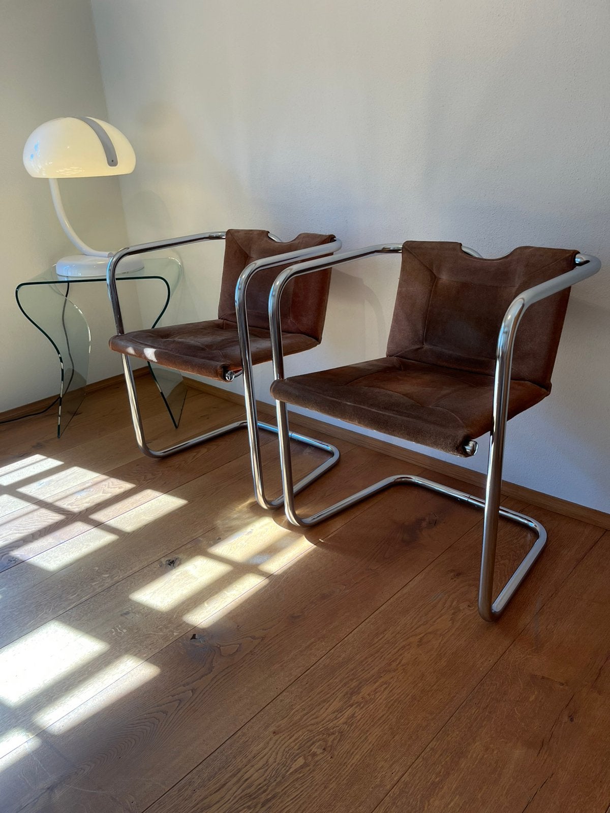 Chaises vintage « Virginia » à structure tubulaire Meurop, Maison & Meubles, Design, vintage, bauhaus, midcentury, modern, retro
