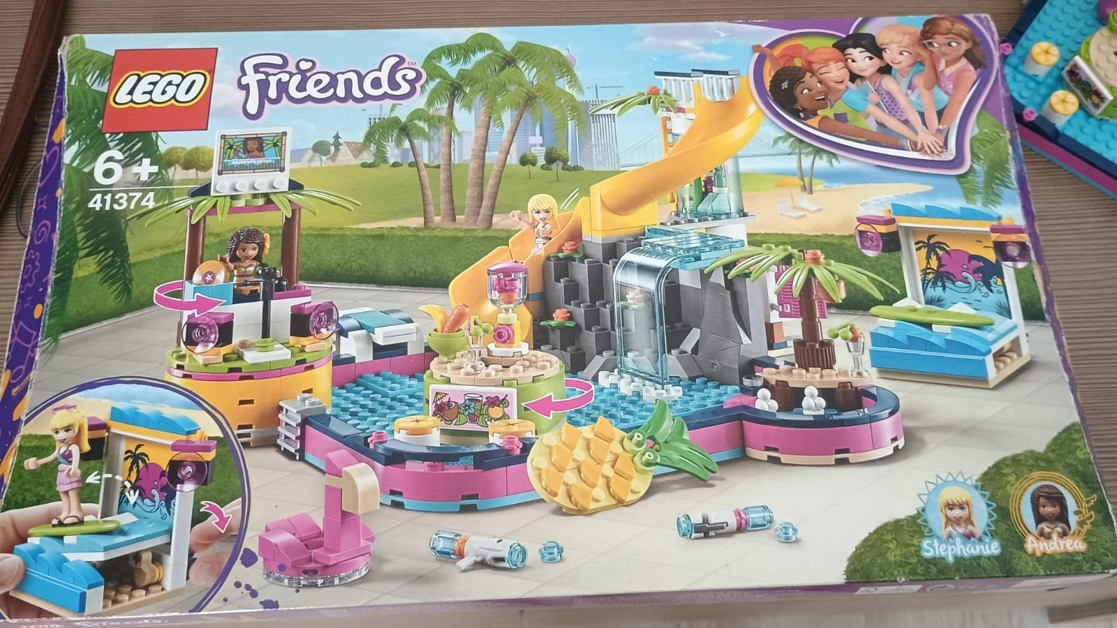Lego Friends "Andrea's pool party" (set 41374), Ophalen, Lego, Friends, Zo goed als nieuw