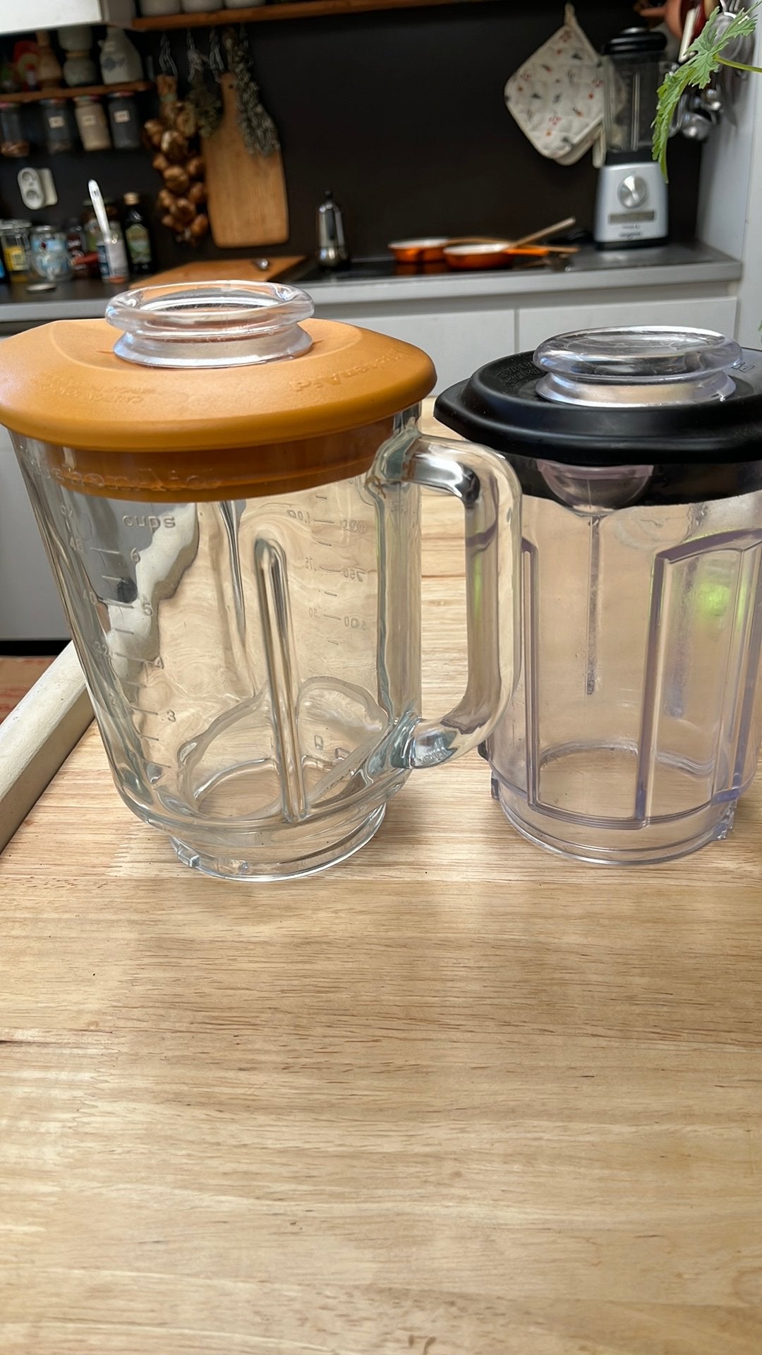 Glazen kan en kruidenkannetje blender kitchen aid, Enlèvement, Comme neuf