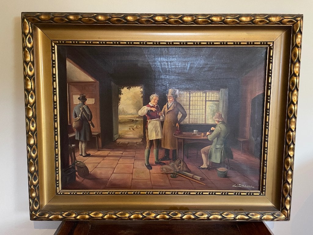 Antiek schilderij, Ophalen