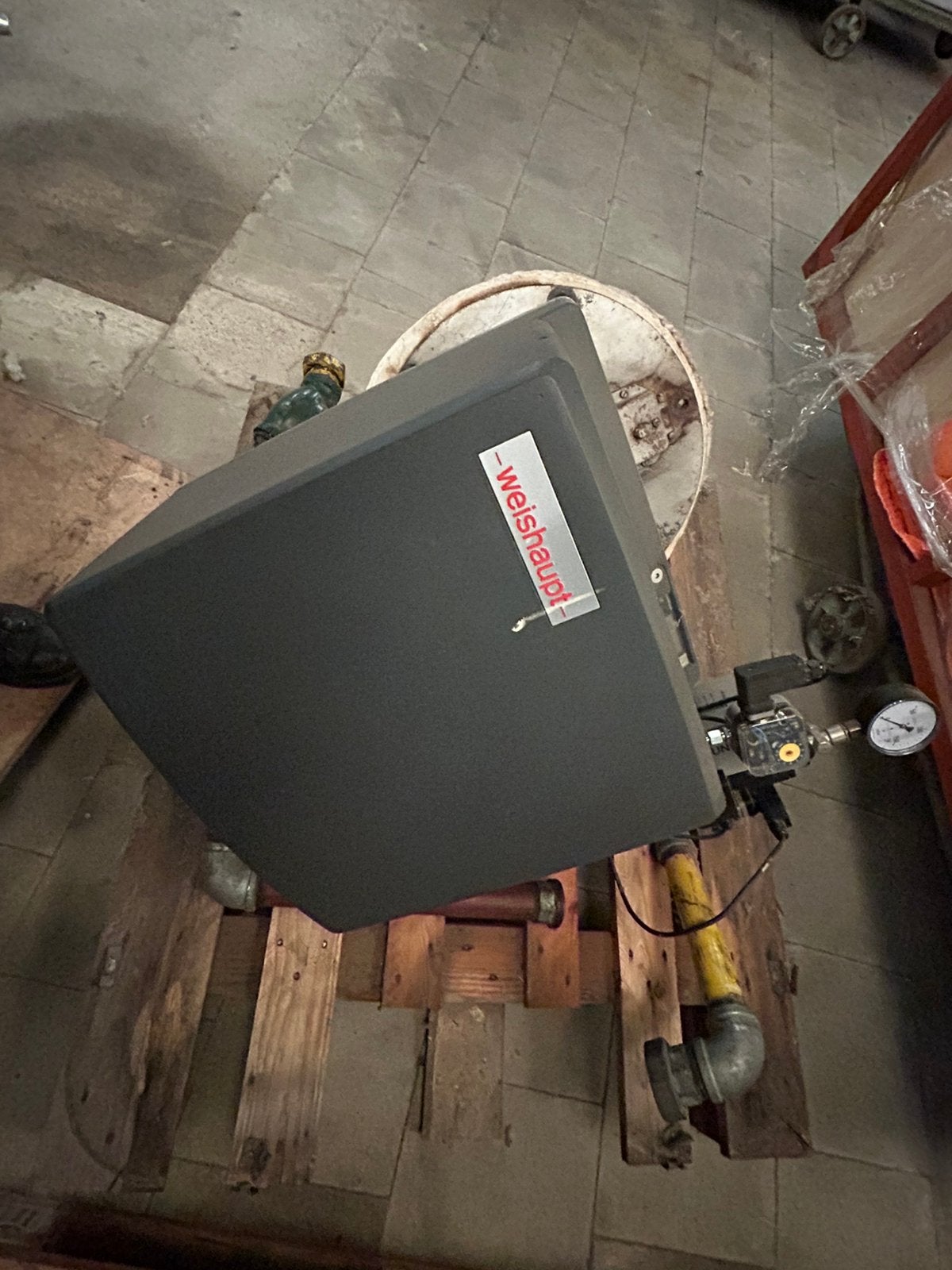 Weishaupt 2 trapsgasbrander 55-550 kw, Doe-het-zelf en Bouw, Ophalen, Gebruikt