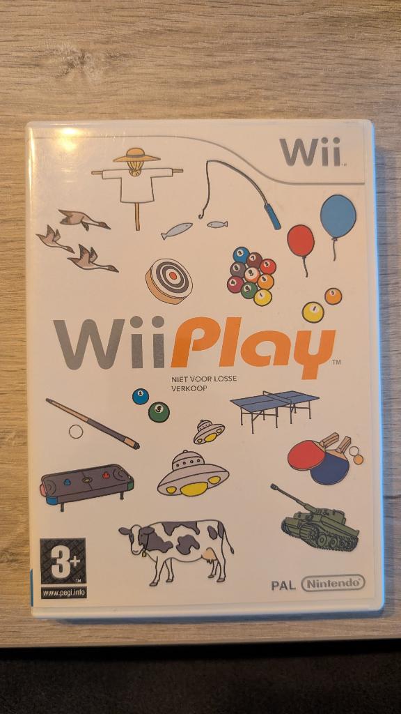 Wii Play — Nintendo Wii, 2 spelers, Ophalen of Verzenden, Zo goed als nieuw, Vanaf 3 jaar