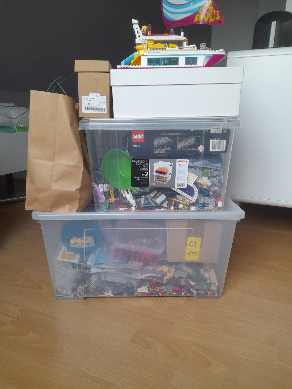 Vrac lego DOIT ABSOLUMENT PARTIR, Overige thema's, Lego, Instructions incluses, Enlèvement